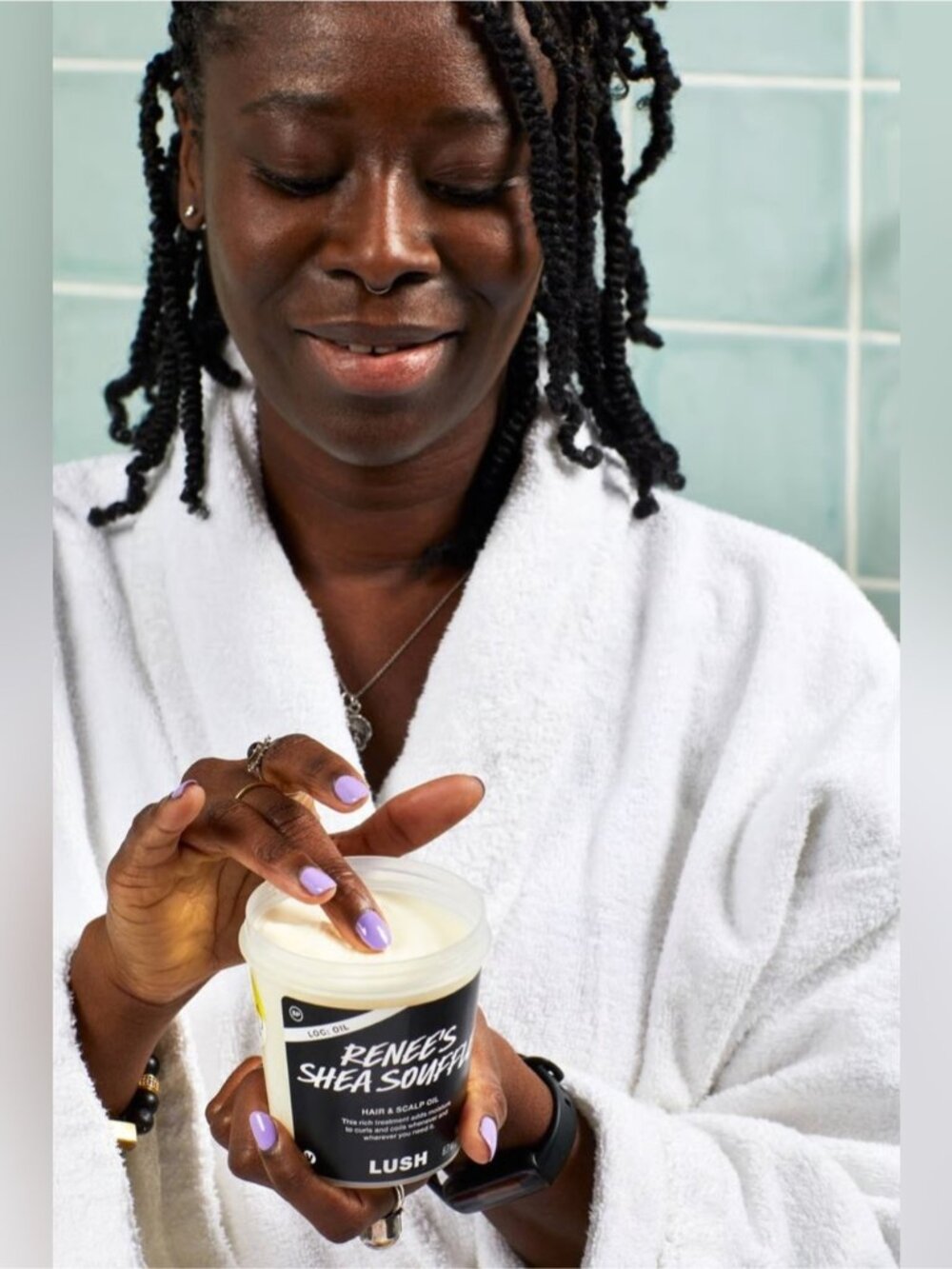 NEW Lush Renee's Shea Souffle Hair and Scalp Oil Jumbo 190g Limited Edition Full - Picture 2 of 5